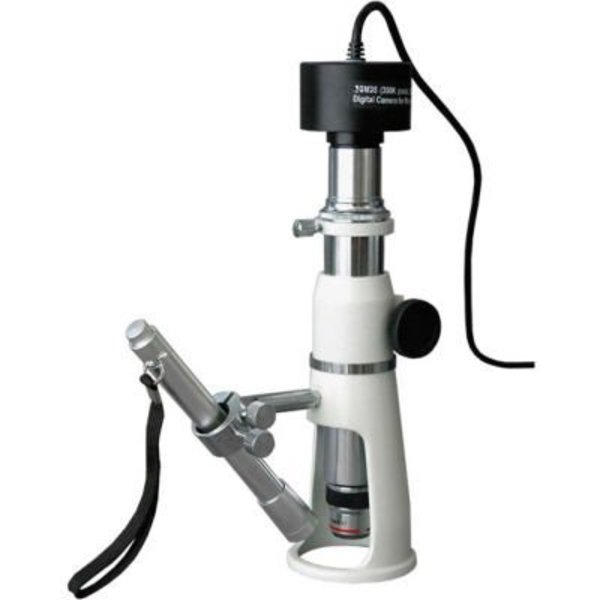 United Scope Llc. AmScope H2510 20X, 50X & 100X Stand/Shop Measuring Microscope with Pen Light H2510
